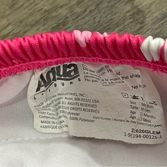 Aqua Leisure Swim School Swim Diaper Size 12M - Picture 3 of 4